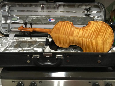 Baroque Violin back