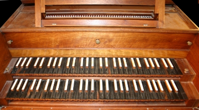 French Double Manual Harpsichord by William Down