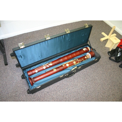 Kung Contrabass Recorder in case