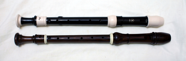 Alto recorders by Von Huene Workshop with Yamaha plastic alto for comparison